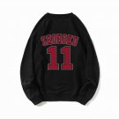 Shohoku Basketball Sakuragi 11 Sweatshirts Black