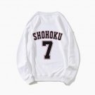 Shohoku Basketball Sakuragi 7 Sweatshirts White