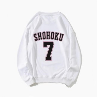 Shohoku Basketball Sakuragi 7 Sweatshirts White