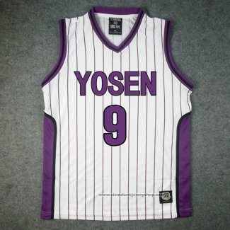 Yosen Atsushi Murasakibara 9 Jersey White