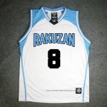 Rakuzan Eikichi Nebuya 8 Jersey White