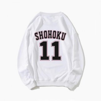 Shohoku Basketball Sakuragi 11 Sweatshirts White