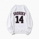 Shohoku Basketball Sakuragi 14 Sweatshirts White