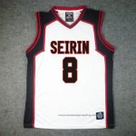 Seirin Rinnosuke Mitobe 8 Jersey White2