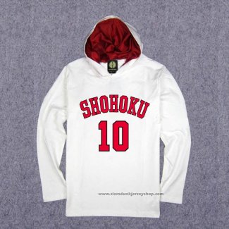 Shohoku Sakuragi 10 Hoodies White