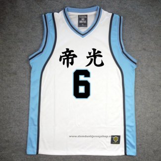 Teikou Reo Mibuchi 6 Jersey White