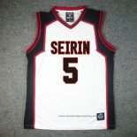 Seirin Shun Izuki 5 Jersey White2