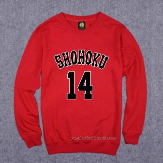 Shohoku Mitsui 14 Sweatshirts Red