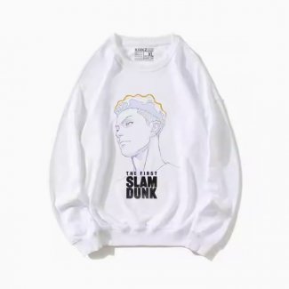Shohoku Mitsui Head Sweatshirts White