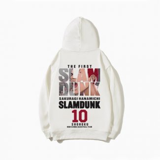 Shohoku Sakuragi Hanamighi 10 Hoodies White