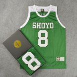 Shoyo Takano 8 Jersey Green