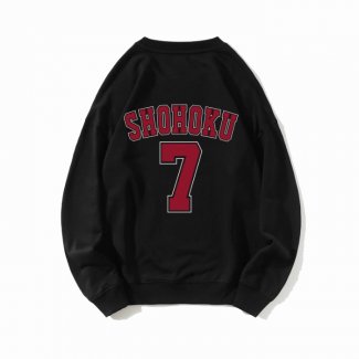 Shohoku Basketball Sakuragi 7 Sweatshirts Black