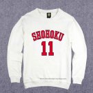 Shohoku Rukawa 11 Sweatshirts White