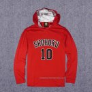 Shohoku Sakuragi 10 Hoodies Red