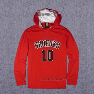 Shohoku Sakuragi 10 Hoodies Red