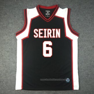 Seirin Shinji Koganei 6 Jersey Black2