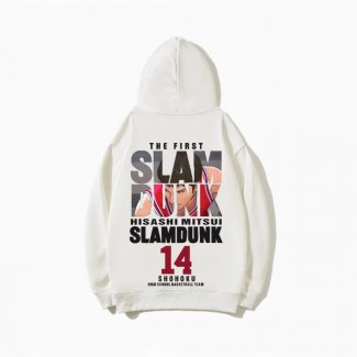 Shohoku Hisashi Mitsui 14 Hoodies White