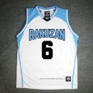 Rakuzan Reo Mibuchi 6 Jersey White