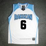 Rakuzan Reo Mibuchi 6 Jersey White