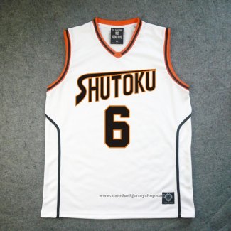 Shutoku Shintaro Midorima 6 Jersey White