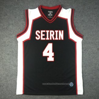 Seirin Junpei Hyuga 4 Jersey Black2