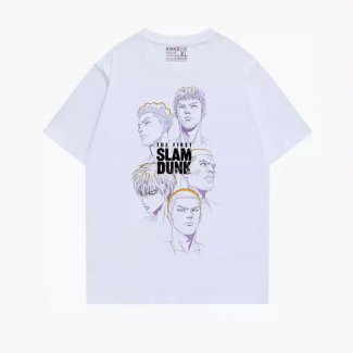 The Five Tigers of Shohoku Head T-Shirt White