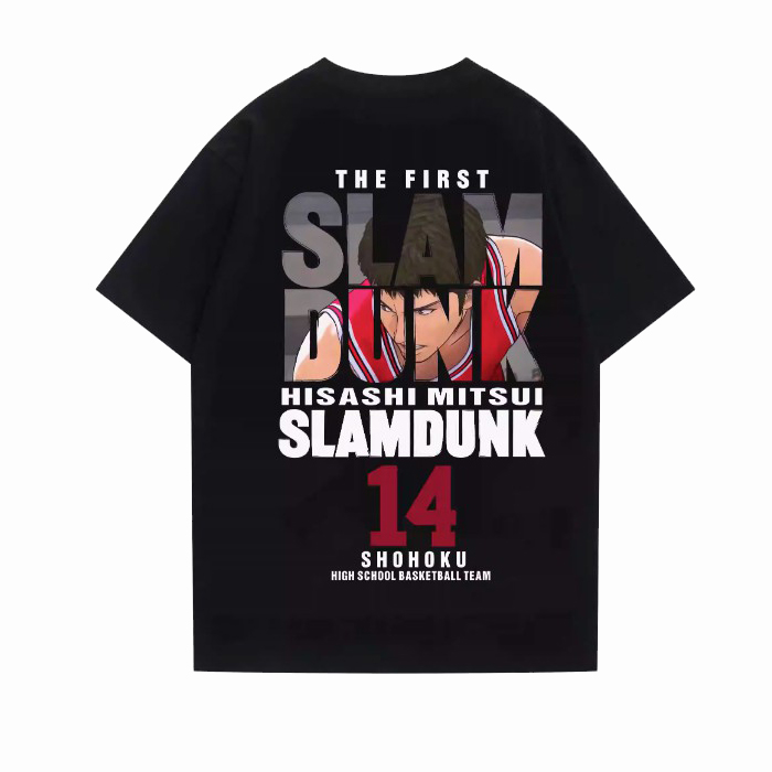 Shohoku Hisashi Mitsui 14 T-Shirt Black