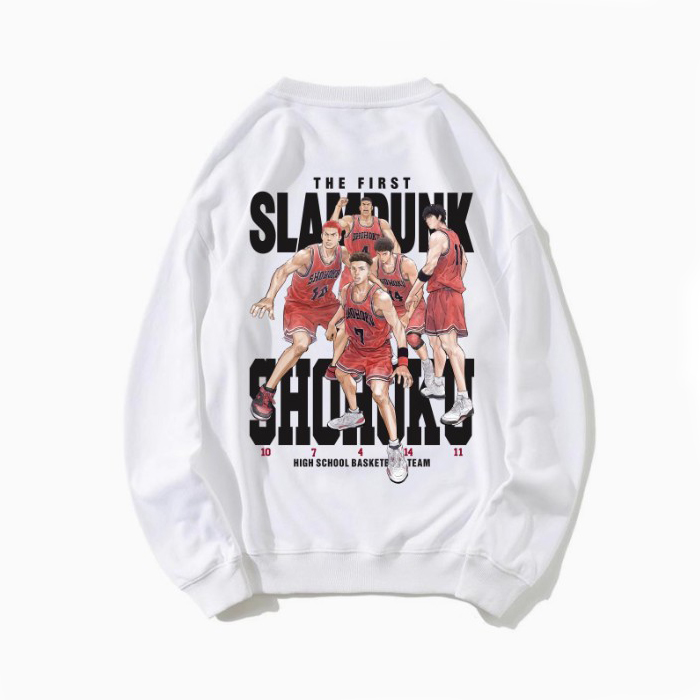 The Five Tigers of Shohoku Sweatshirts White